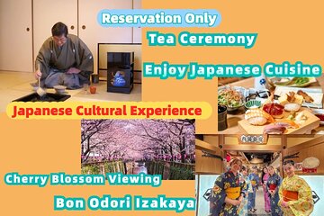 Limited-Time Tea Experience with Cherry Blossom Viewing