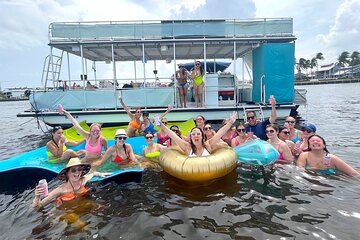 Private Double Deck Pontoon Party Cruise in Fort Lauderdale
