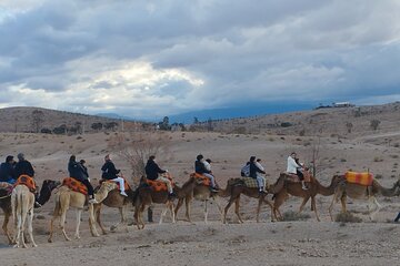 Agafay Desert Sunset Camel Ride and Dinner with Music Show