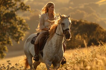 Florence: Private Chianti Horseback Riding Wine Tasting and Lunch