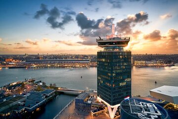 A'dam Lookout Amsterdam with drinks and Eye Filmmuseum Ticket