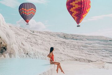 From Antalya Pamukkale Hot Air Balloon Flight with Lunch