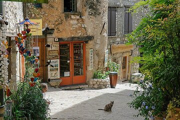 Medieval villages not far from Nice in the French Riviera France