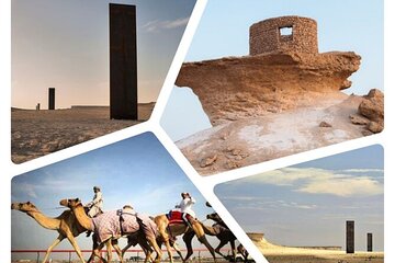 Zekreet Richard Serra Mushroom Rocks West Coast Tour 