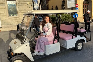 Private Pink Tour Florence Electric Golf Cart 