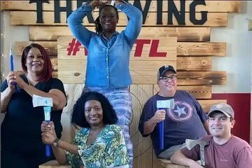 Downtown Memphis Pedal Party Ride and Axe Throwing Experience