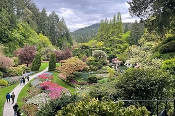 Butchart Gardens from Vancouver to Victoria Tour 