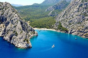 Porto Genoese Boat Trip & Mud Bath with Lunch from Antalya