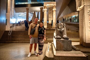 Grand Egyptian Museum Giza Pyramids and Nile Felucca ride