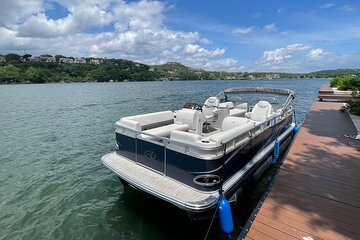 Private Lake Austin luxury Avalon pontoon Boat Cruise 