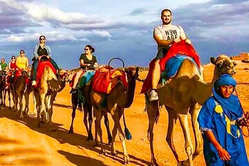 Marrakech Agafay Desert Camel Ride, Dinner and Fire Show