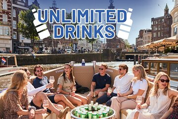Amsterdam: Canal Booze Cruise with Unlimited Drinks Option