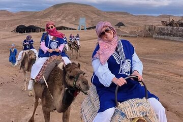 Camel ride in oasis Desert Marrakech