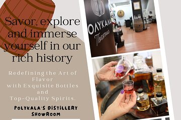 Polykala Distillery: 128 years of history & liqueur tasting.