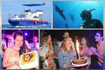 Birthday Private Boat to Dolphin House Lunch & Transfer-Hurghada