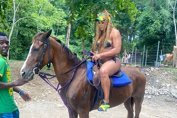 Horse Back Riding, Dunn's River and Blue Hole 