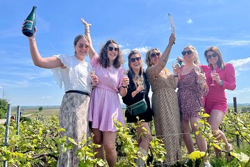 Sabrage and Viticulture and Triple Tasting in the Mountains of Reims