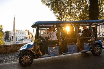 Rome Golf Cart Tour with Gelato and Souvenir