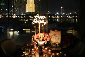 Romantic Honeymoon Dinner, Saigon River Night Cruise Private Tour