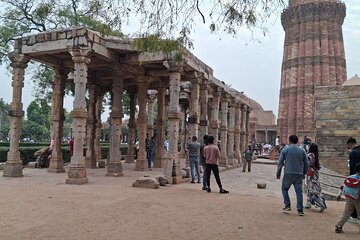 A Sunset Walk at Qutub Complex