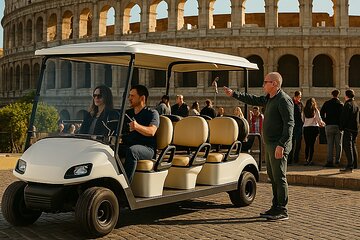 Rome City Highlights by Golf Cart (Private or Shared)