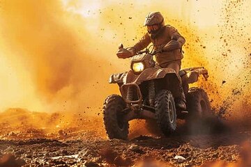 Dinner in agafay desert under the stars with camles&quad tour