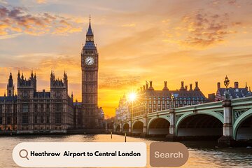 Private Roundtrip or One Way Heathrow Airport to London Transfer
