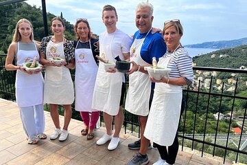 Pesto Cooking Class at Villa Durazzo in Santa Margherita Ligure
