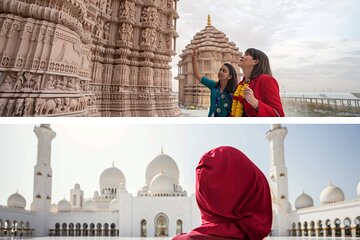 BAPS Hindu Mandir & Grand Mosque Visit with Abu Dhabi Sightseeing