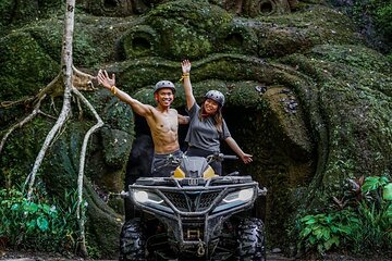 Bali ATV Quad Bike with Waterfall Gorilla Cave and Lunch