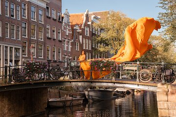Flying Dress Photoshoot Experience in Amsterdam and Sea Coast