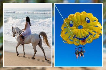 Horse Riding with Semi-Submarine & Parasailing Trip - Hurghada
