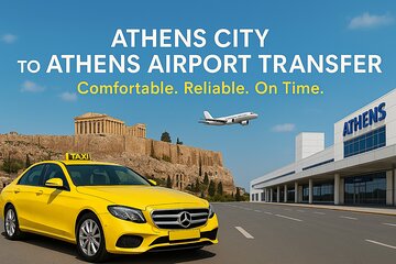 Athens City to Athens Airport Private Departure Transfer