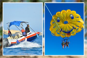 Private Speedboat 1 Hour & Parasailing W/Transfer-Sharm El Sheikh