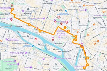 Paris - self-guided city walking tour with hidden gems!