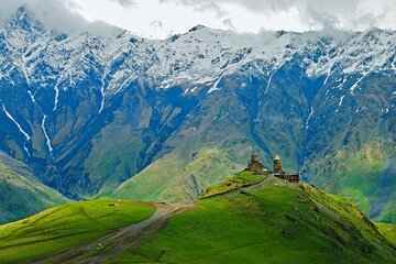 Kazbegi Mountains Ananuri Gudauri and Gergeti Tour