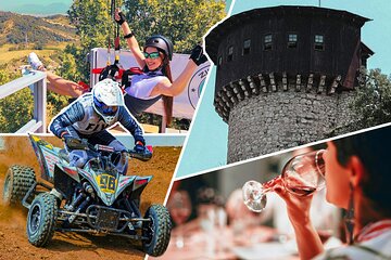 Tirana Adventure Petrela Castle ATV Zipline and Wine Tasting