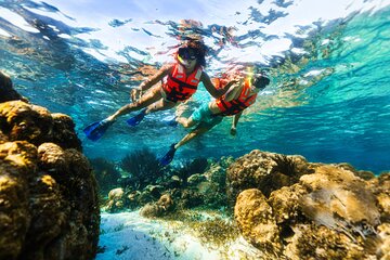 Reef Snorkeling in National Park from Cancun with Beachside Lunch
