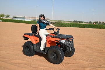 Sunrise Desert safari With Quad bike ride Sandboard & Camel ride