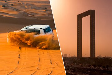 Premium Desert Safari with Dubai Frame Tickets Only 