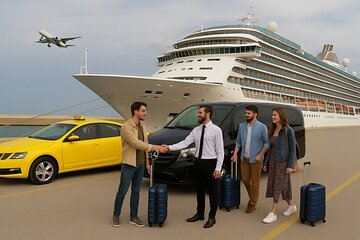 Piraeus Port Private Transfer to Athens Airport with Meet & Greet
