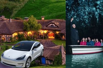 Hobbiton, Waitomo Caves, Blue Spring & Hamilton Private Transfer 