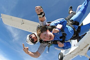 Skydive Tandem Jump Over Barcelona with Transport