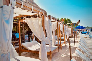 Full day At Beach Club in Playa Blanca Baru cartagena