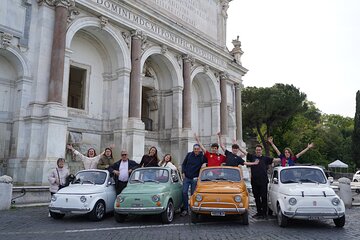 Roma Fiat 500 Vintage Car with Professional Photoshoot
