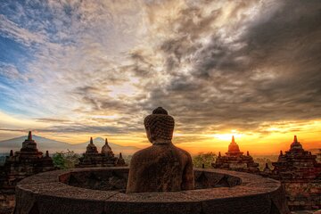 Borobudur Sunrise, Merapi Volcano, Prambanan Tour and Transport