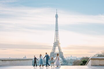 Paris - Family Photoshoot with Kid-Friendly Local Photographer