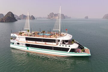 The Best of Halong Bay with 5-Star Luxury Day Cruise from Hanoi