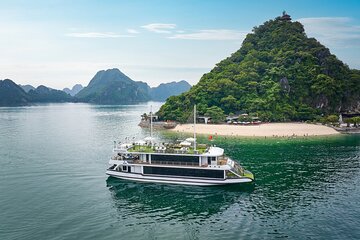 From Hanoi: Deluxe Halong Bay Day Trip with Hercules Cruise