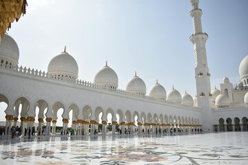Combo: Abu Dhabi Grand Mosque Visit With Half Day Dubai City Tour